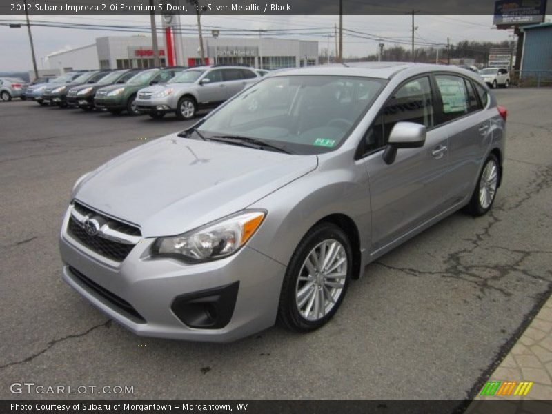 Ice Silver Metallic / Black 2012 Subaru Impreza 2.0i Premium 5 Door