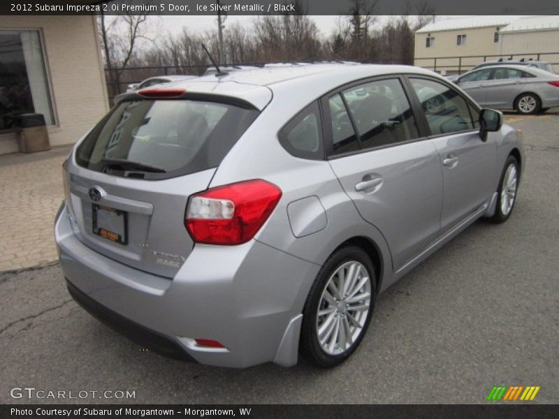 Ice Silver Metallic / Black 2012 Subaru Impreza 2.0i Premium 5 Door