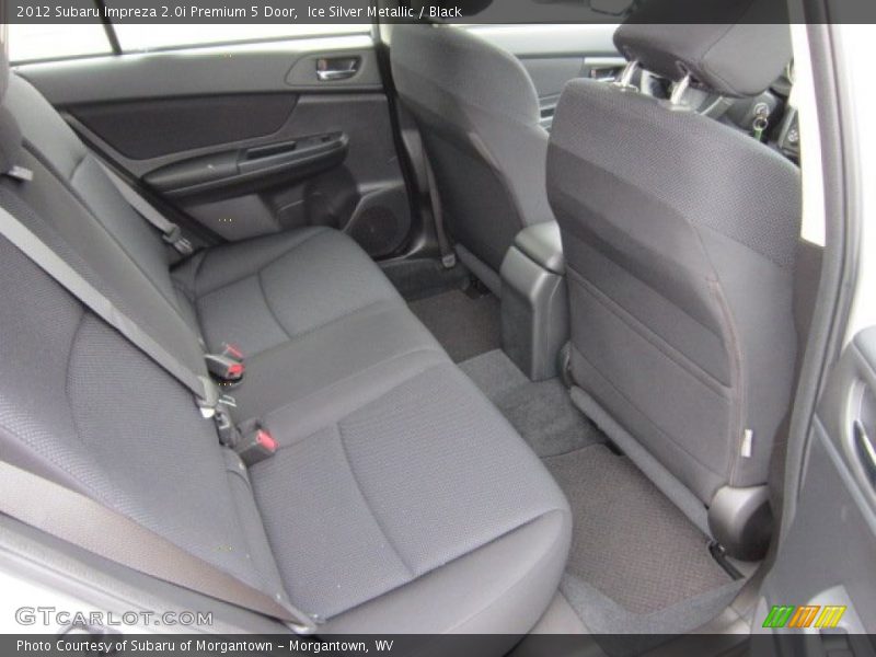 Ice Silver Metallic / Black 2012 Subaru Impreza 2.0i Premium 5 Door