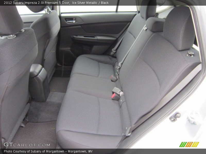 Ice Silver Metallic / Black 2012 Subaru Impreza 2.0i Premium 5 Door