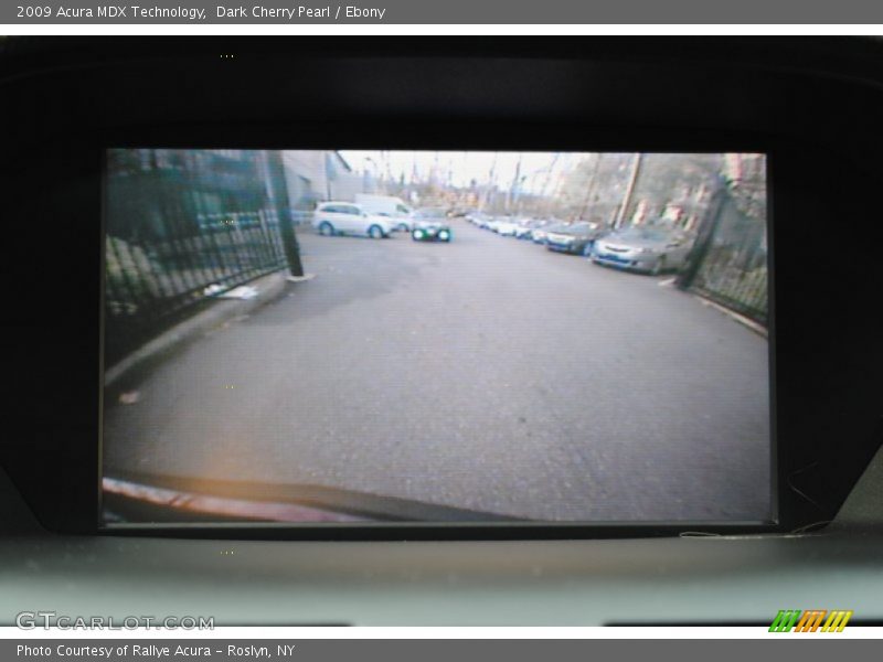 Dark Cherry Pearl / Ebony 2009 Acura MDX Technology
