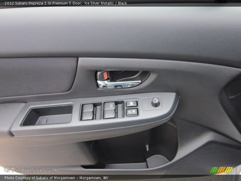 Ice Silver Metallic / Black 2012 Subaru Impreza 2.0i Premium 5 Door