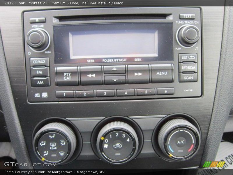 Ice Silver Metallic / Black 2012 Subaru Impreza 2.0i Premium 5 Door