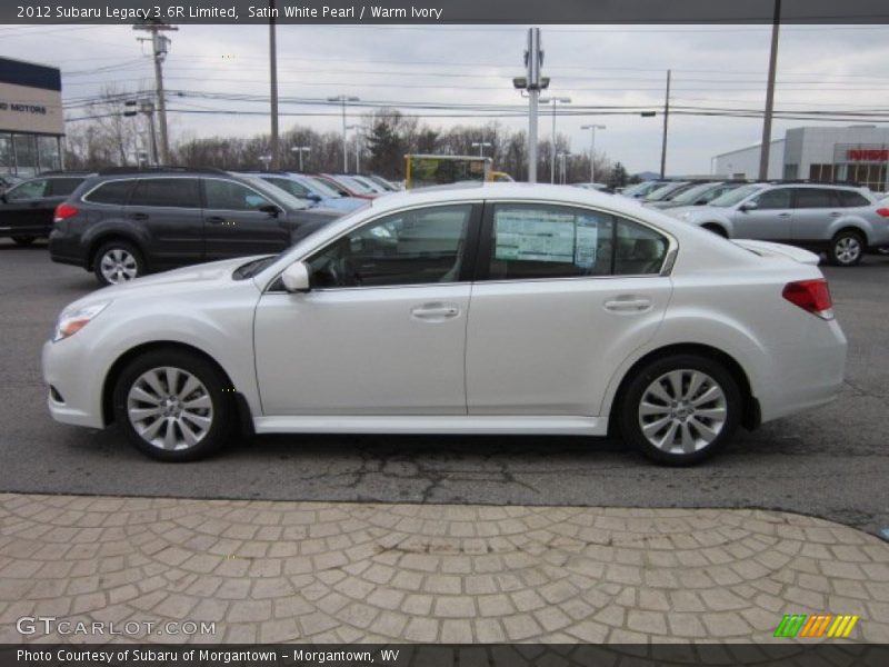  2012 Legacy 3.6R Limited Satin White Pearl
