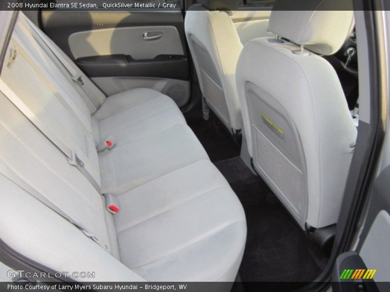 QuickSilver Metallic / Gray 2008 Hyundai Elantra SE Sedan