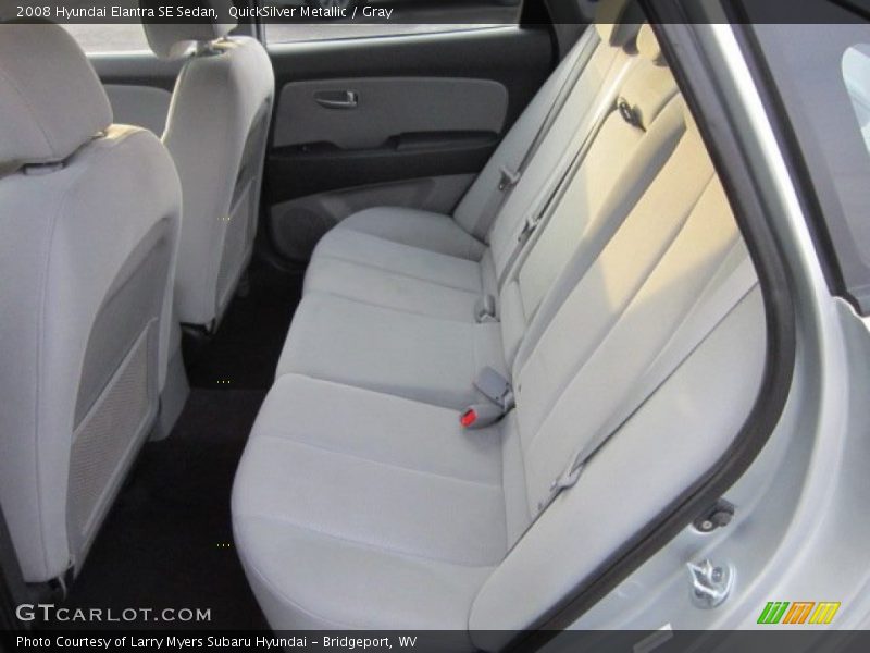 QuickSilver Metallic / Gray 2008 Hyundai Elantra SE Sedan