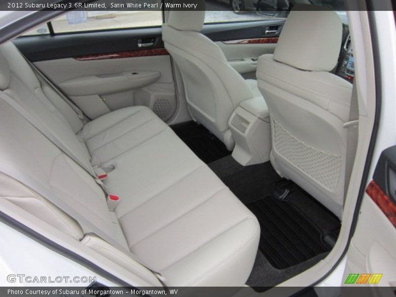 Satin White Pearl / Warm Ivory 2012 Subaru Legacy 3.6R Limited