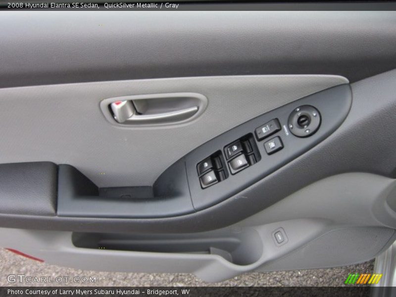 QuickSilver Metallic / Gray 2008 Hyundai Elantra SE Sedan