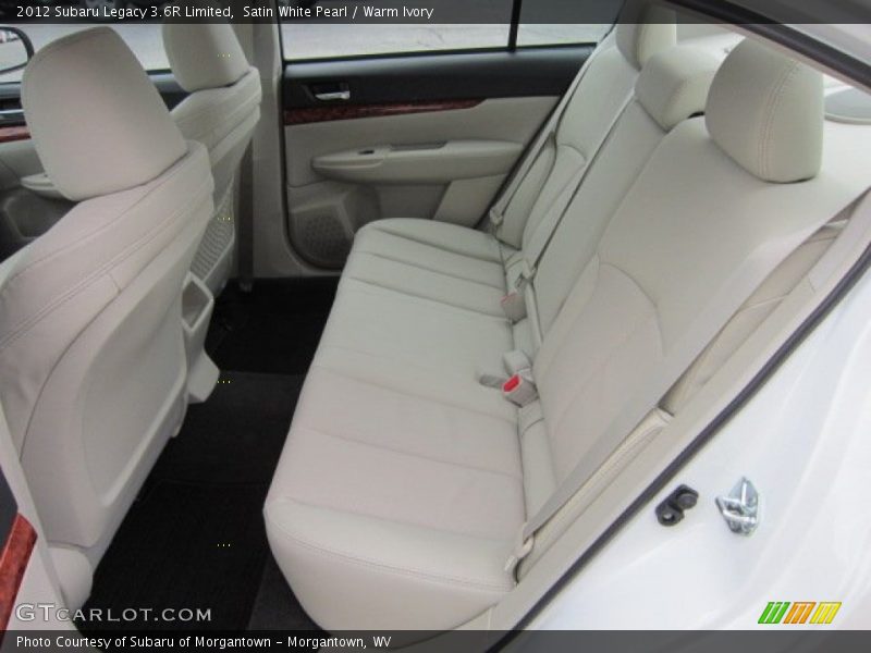 Satin White Pearl / Warm Ivory 2012 Subaru Legacy 3.6R Limited