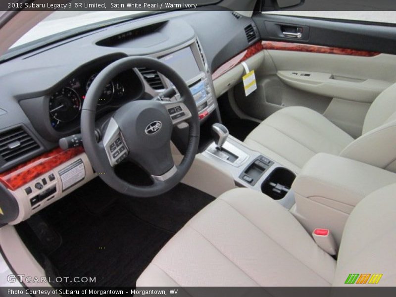  2012 Legacy 3.6R Limited Warm Ivory Interior