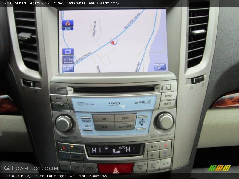 Satin White Pearl / Warm Ivory 2012 Subaru Legacy 3.6R Limited