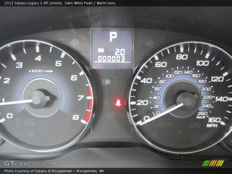 Satin White Pearl / Warm Ivory 2012 Subaru Legacy 3.6R Limited