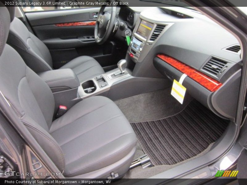 Graphite Gray Metallic / Off Black 2012 Subaru Legacy 3.6R Limited