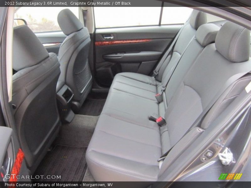 Graphite Gray Metallic / Off Black 2012 Subaru Legacy 3.6R Limited