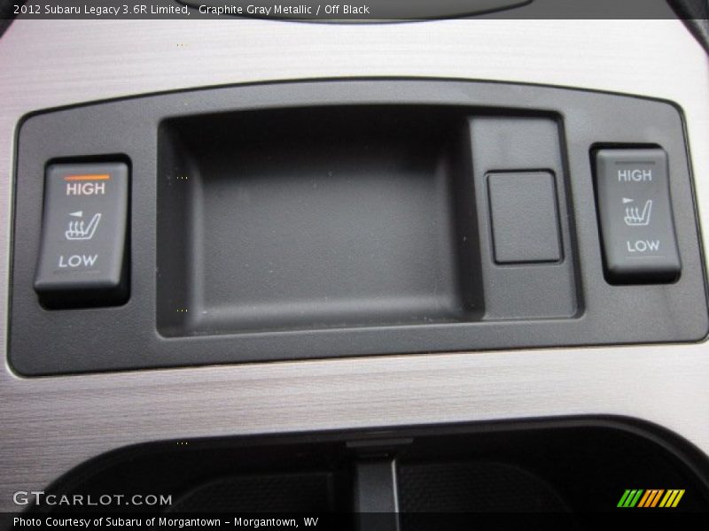 Graphite Gray Metallic / Off Black 2012 Subaru Legacy 3.6R Limited