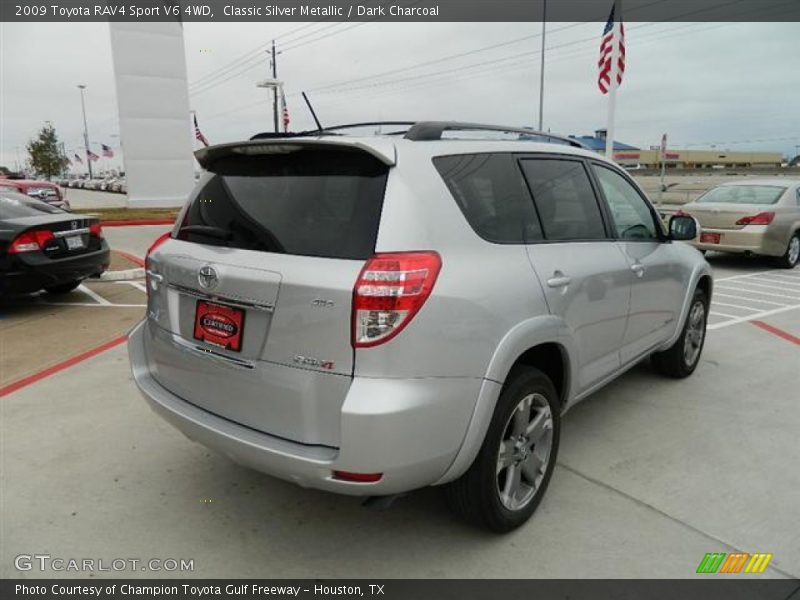 Classic Silver Metallic / Dark Charcoal 2009 Toyota RAV4 Sport V6 4WD