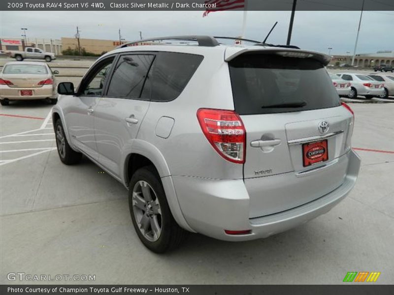 Classic Silver Metallic / Dark Charcoal 2009 Toyota RAV4 Sport V6 4WD
