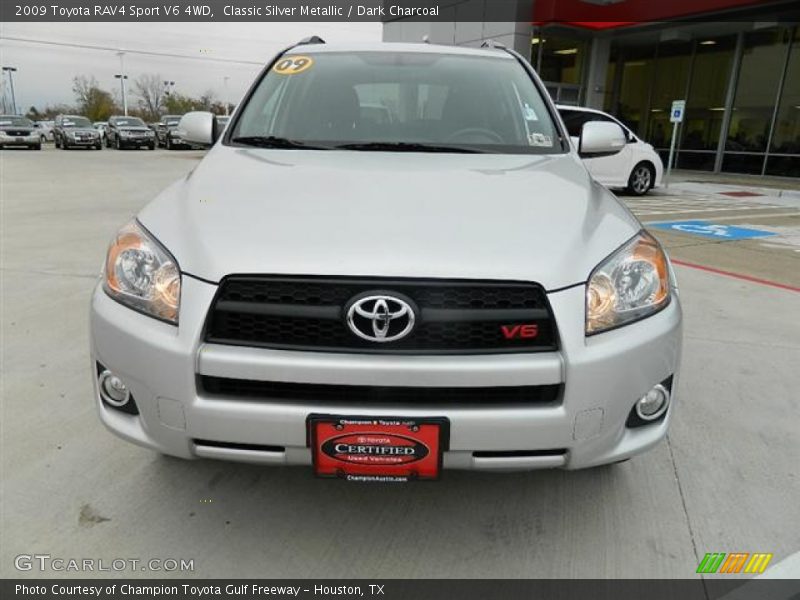 Classic Silver Metallic / Dark Charcoal 2009 Toyota RAV4 Sport V6 4WD