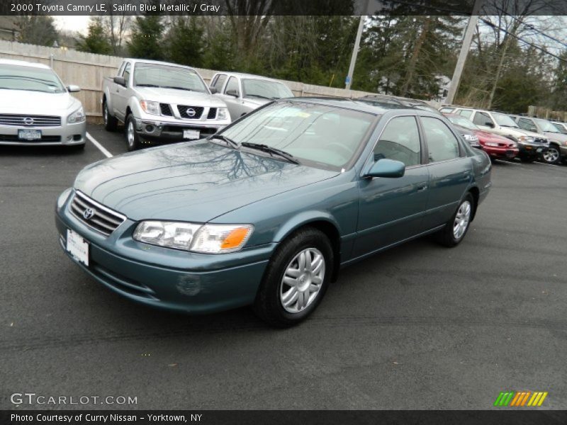 Sailfin Blue Metallic / Gray 2000 Toyota Camry LE