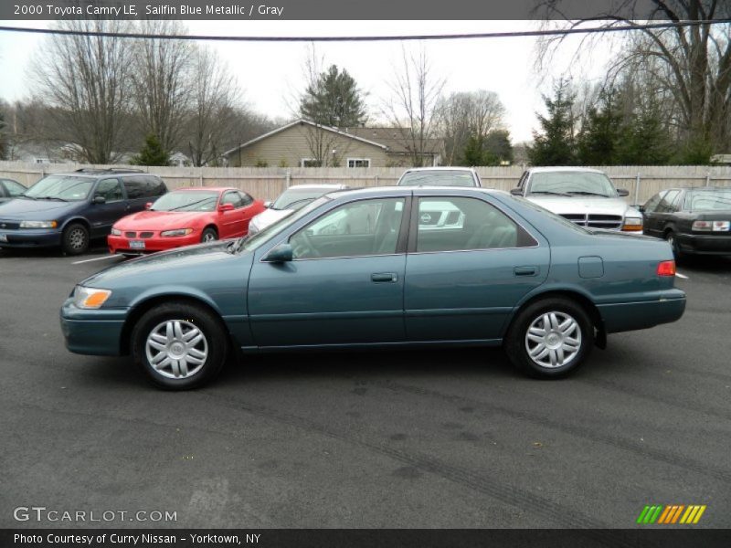 Sailfin Blue Metallic / Gray 2000 Toyota Camry LE