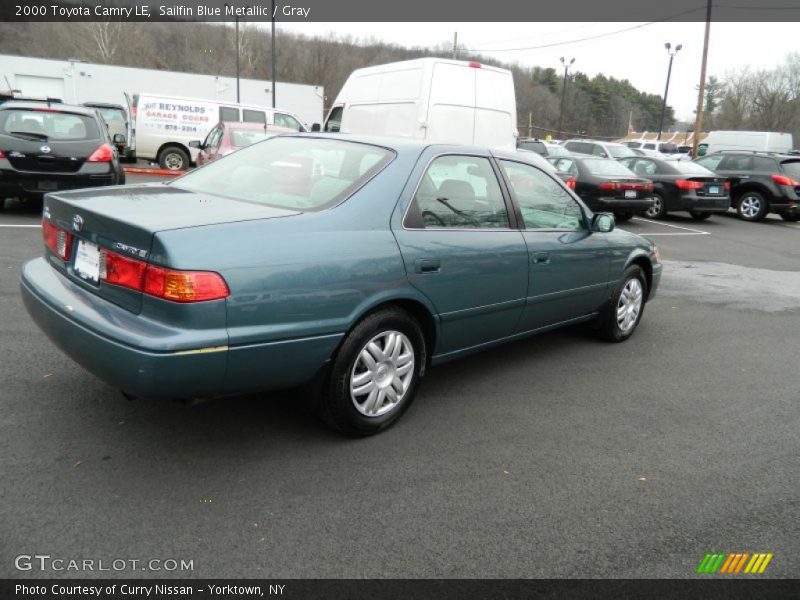 Sailfin Blue Metallic / Gray 2000 Toyota Camry LE
