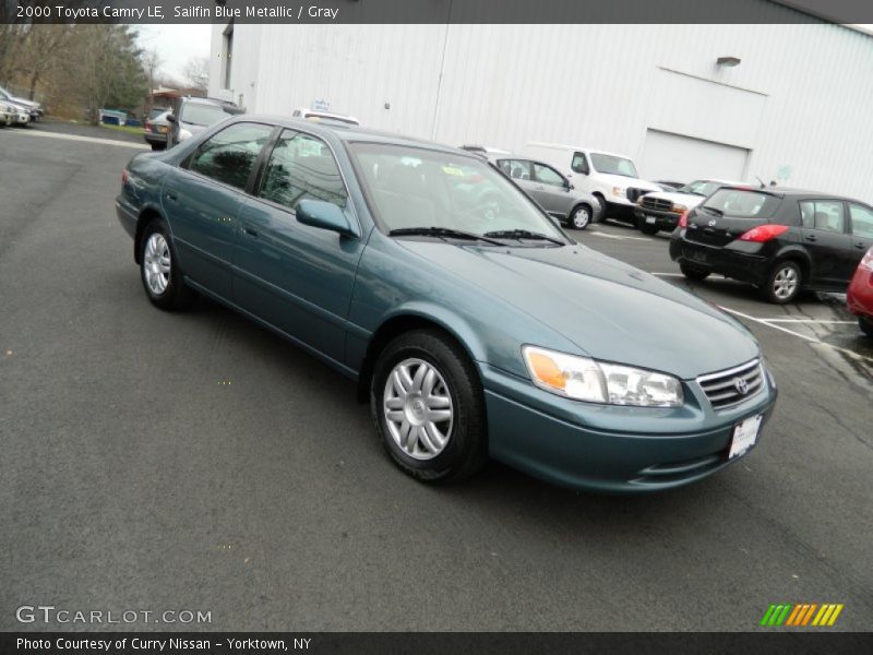 Sailfin Blue Metallic / Gray 2000 Toyota Camry LE