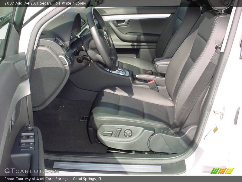 Ibis White / Ebony 2007 Audi A4 2.0T Sedan