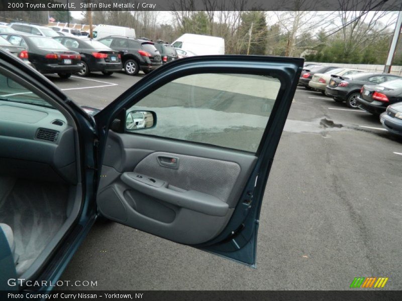 Sailfin Blue Metallic / Gray 2000 Toyota Camry LE