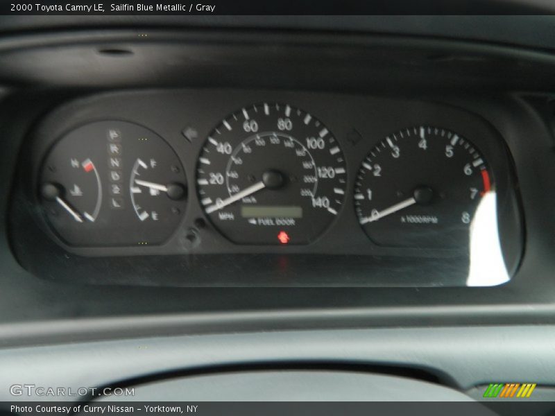 Sailfin Blue Metallic / Gray 2000 Toyota Camry LE
