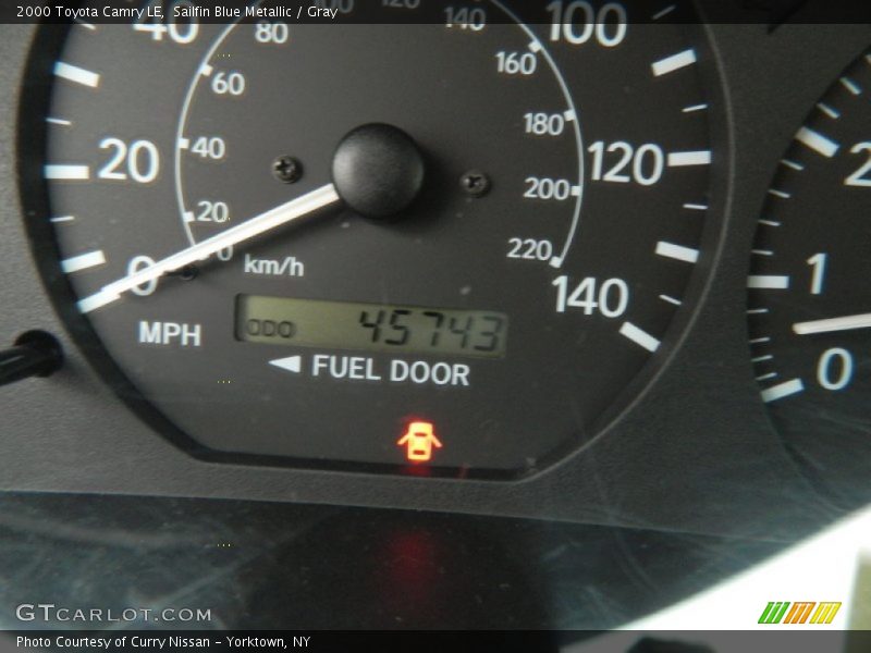 Sailfin Blue Metallic / Gray 2000 Toyota Camry LE