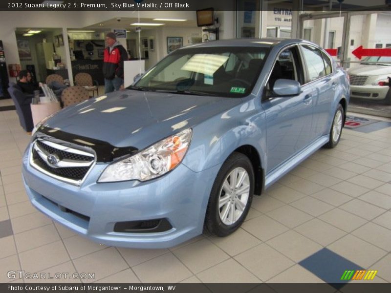 Sky Blue Metallic / Off Black 2012 Subaru Legacy 2.5i Premium