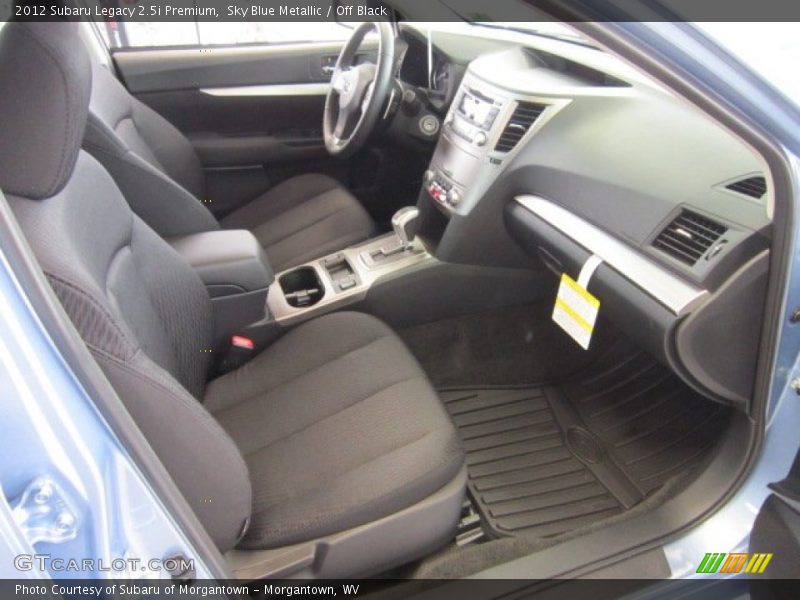 Sky Blue Metallic / Off Black 2012 Subaru Legacy 2.5i Premium