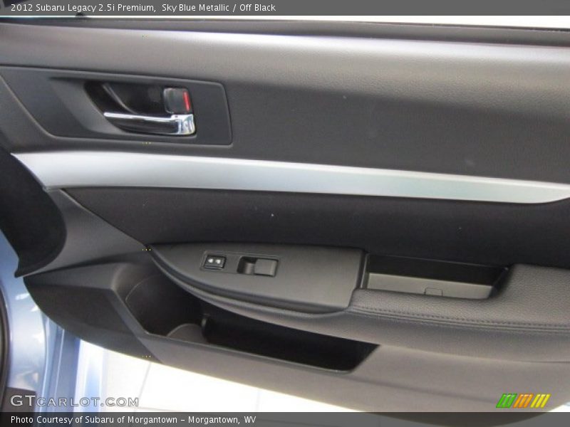 Sky Blue Metallic / Off Black 2012 Subaru Legacy 2.5i Premium