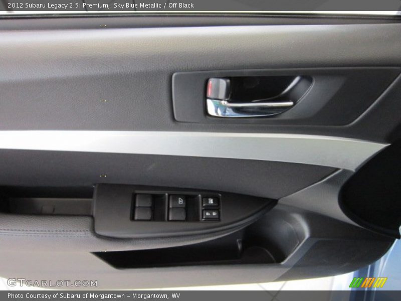 Sky Blue Metallic / Off Black 2012 Subaru Legacy 2.5i Premium