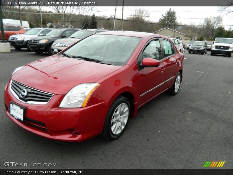 Red Brick Metallic / Charcoal 2010 Nissan Sentra 2.0