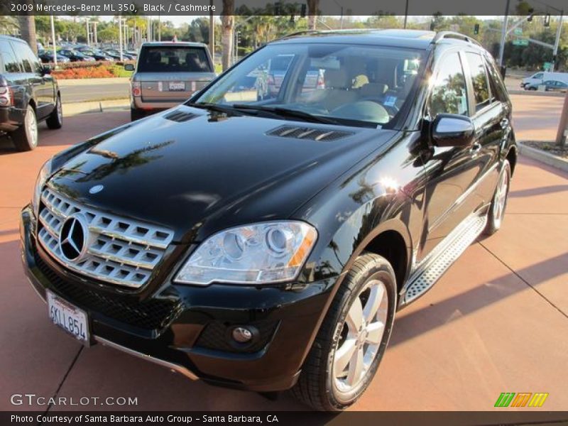Black / Cashmere 2009 Mercedes-Benz ML 350