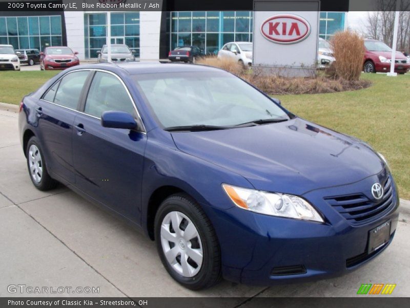 Blue Ribbon Metallic / Ash 2009 Toyota Camry LE