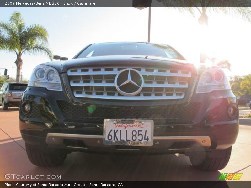 Black / Cashmere 2009 Mercedes-Benz ML 350