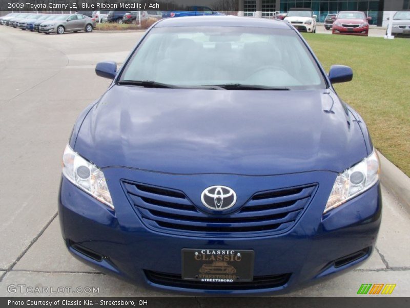 Blue Ribbon Metallic / Ash 2009 Toyota Camry LE