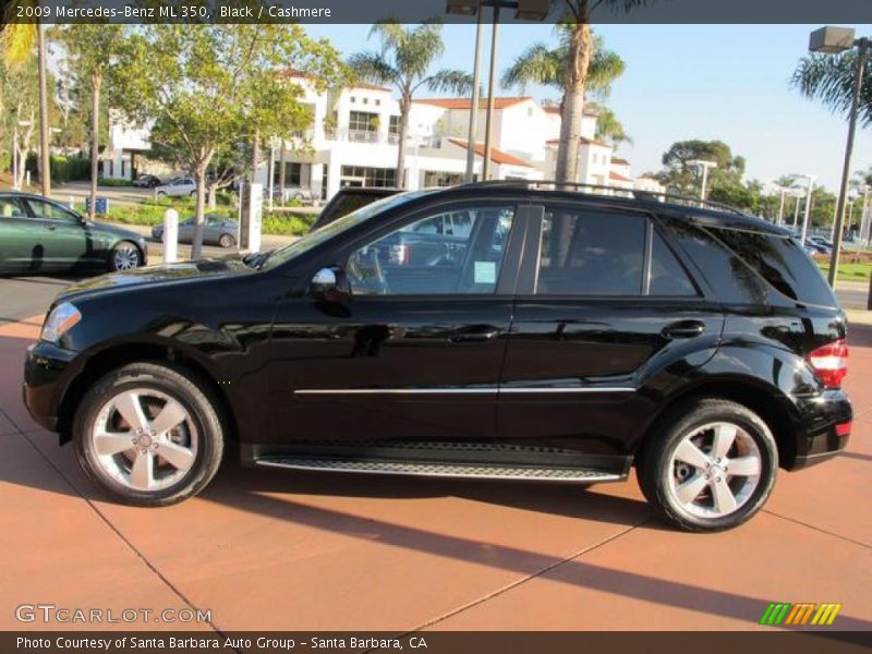 Black / Cashmere 2009 Mercedes-Benz ML 350