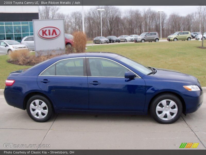 Blue Ribbon Metallic / Ash 2009 Toyota Camry LE