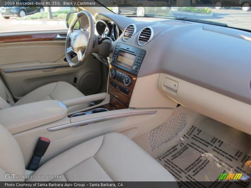 Black / Cashmere 2009 Mercedes-Benz ML 350
