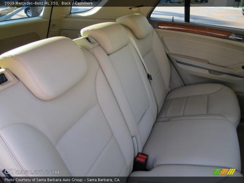 Black / Cashmere 2009 Mercedes-Benz ML 350