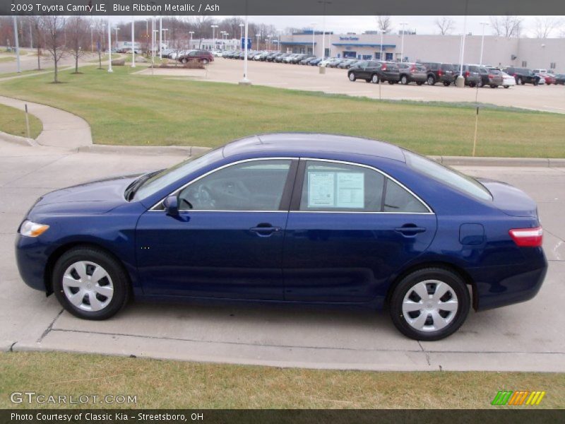 Blue Ribbon Metallic / Ash 2009 Toyota Camry LE