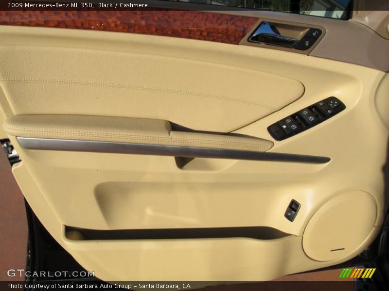 Black / Cashmere 2009 Mercedes-Benz ML 350
