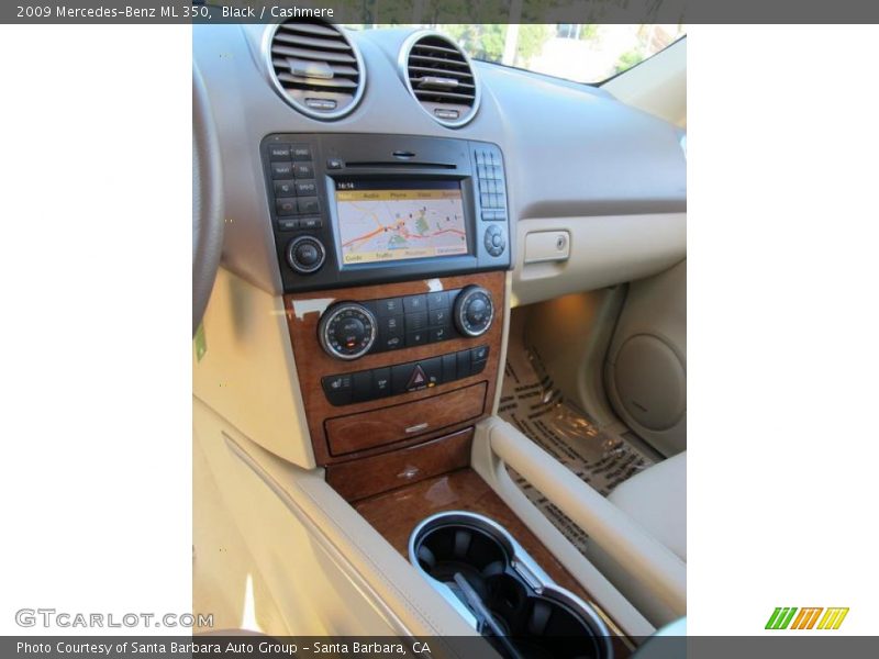 Black / Cashmere 2009 Mercedes-Benz ML 350