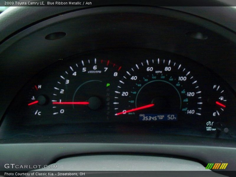 Blue Ribbon Metallic / Ash 2009 Toyota Camry LE