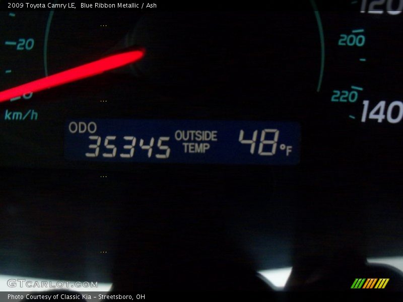 Blue Ribbon Metallic / Ash 2009 Toyota Camry LE