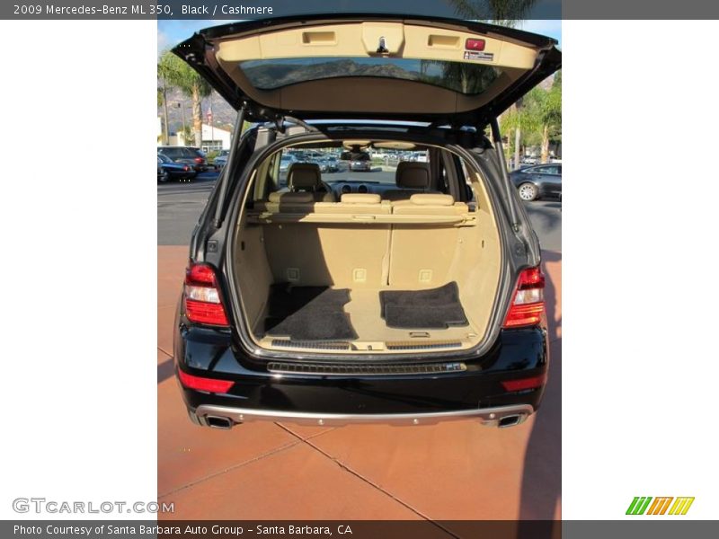Black / Cashmere 2009 Mercedes-Benz ML 350