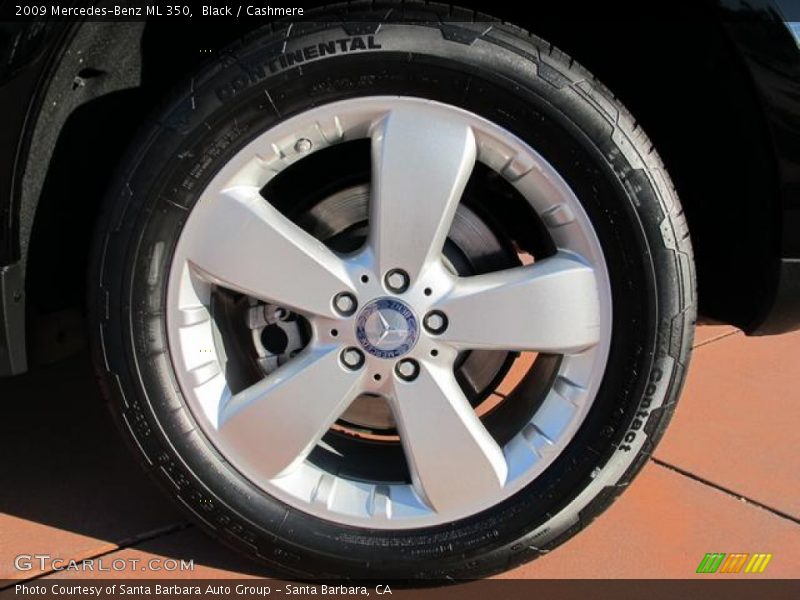 Black / Cashmere 2009 Mercedes-Benz ML 350